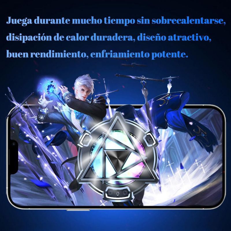 Radiador magnético para teléfonos móviles, enfriamiento rápido, diseñado para juegos, dispositivo mágico de refrigeraciónHOGAWAY