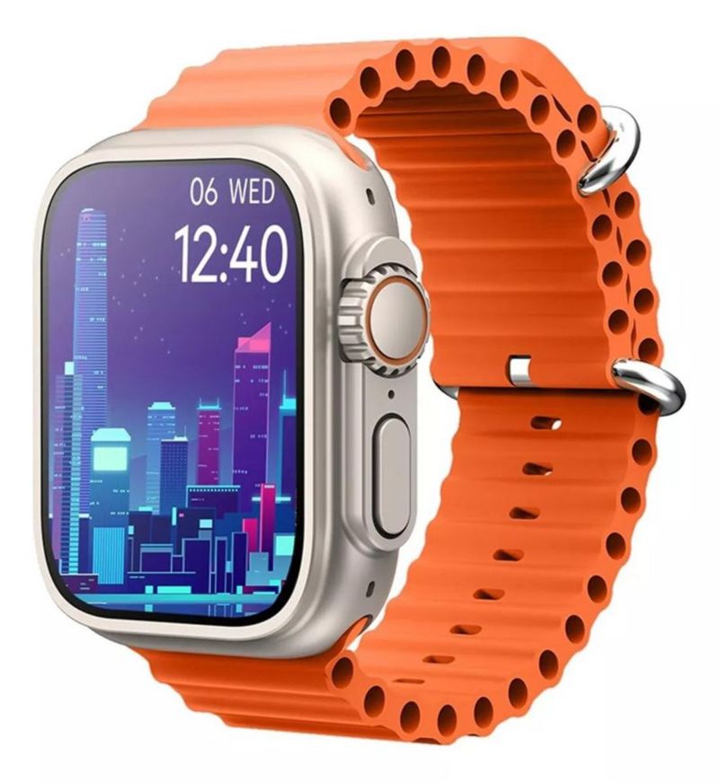 Reloj Smartwatch Inteligente M9 Ultra Mini Nfc Ips  NARANJA