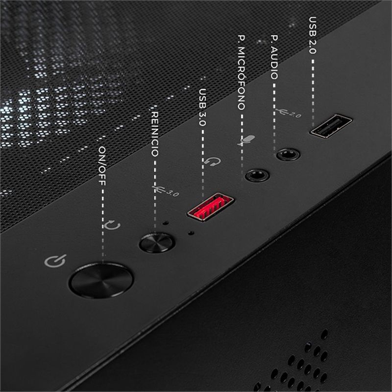 Xtreme pc gaming rx 9060 xt ryzen 7 16gb ssd 1tb wifi black