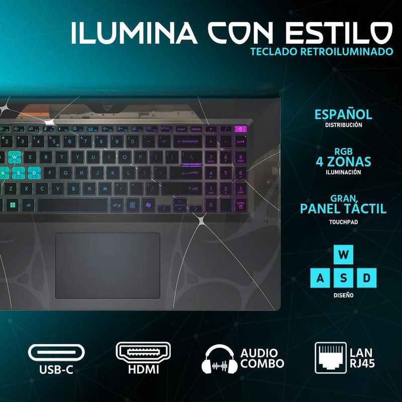 Laptop gamer msi cyborg rtx 5060 core i7 16gb ddr5 ssd 1tb