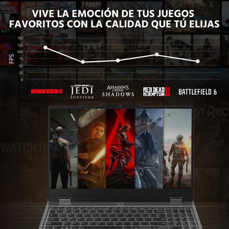 Laptop gamer lenovo loq rtx 3050 ryzen 5 16gb 512gb mouse