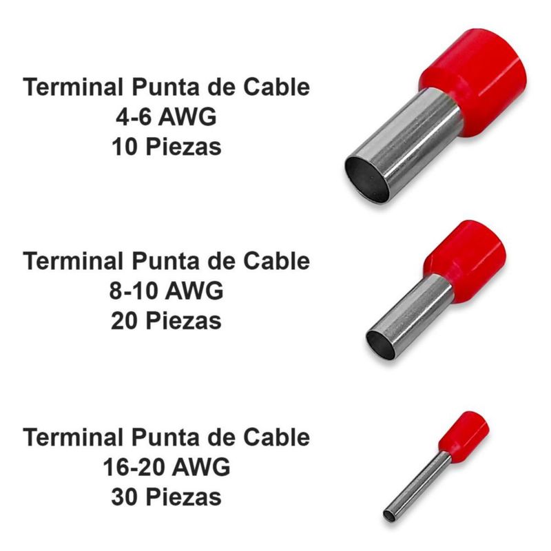 Kit Car Audio Terminal Thermofit LK-COT-615 Cinchos 615 Pza Steelpro