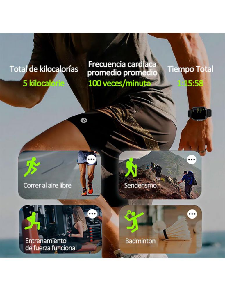 Petukita Box Smartwatch D8 con Audífonos