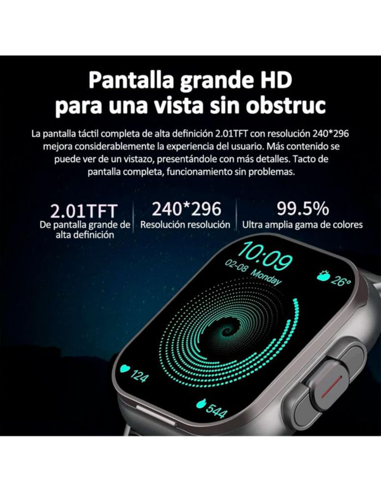 Petukita Box Smartwatch D8 con Audífonos