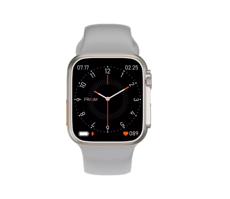 Smartwatch Para Dama T908 Ultra Max Suit Aluminio Gris
