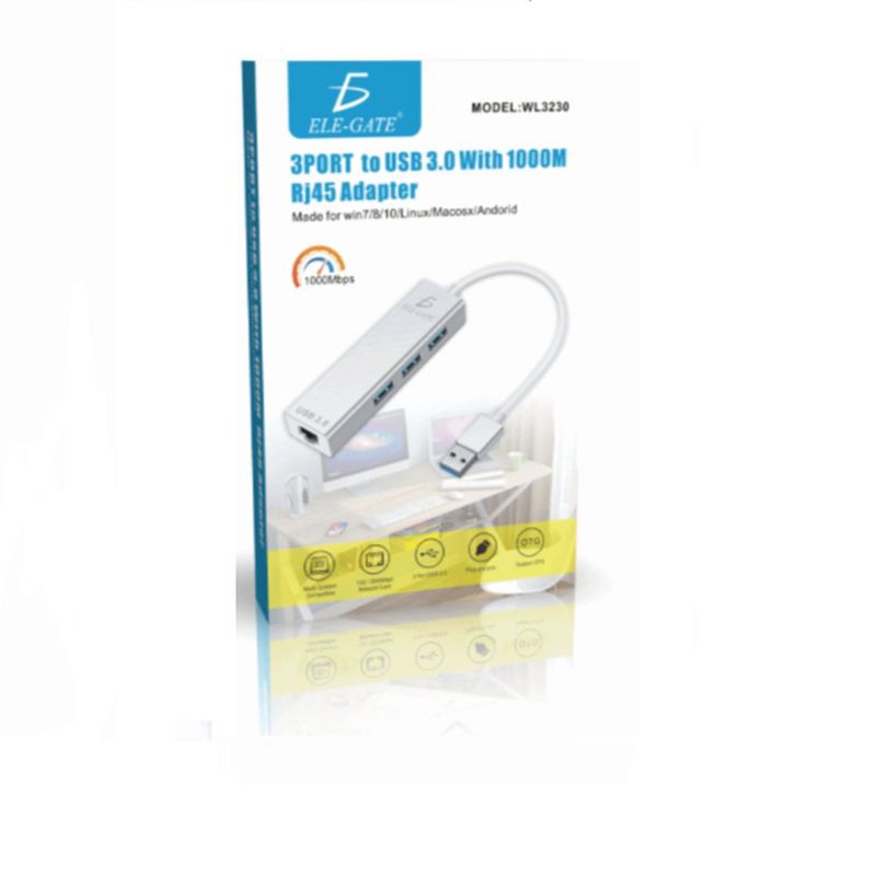 Adaptador Cable De Red(rj45) A Puerto Usb3.0 -alta Velocidad