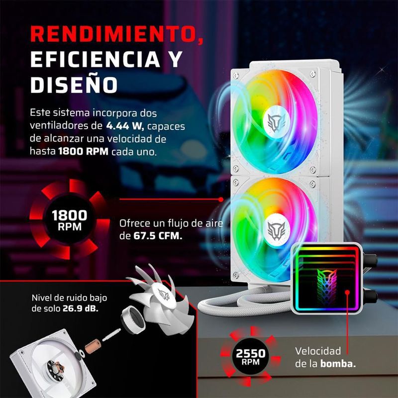 Enfriamiento liquido br cryo prism 240 lga1851 am5 br-944052