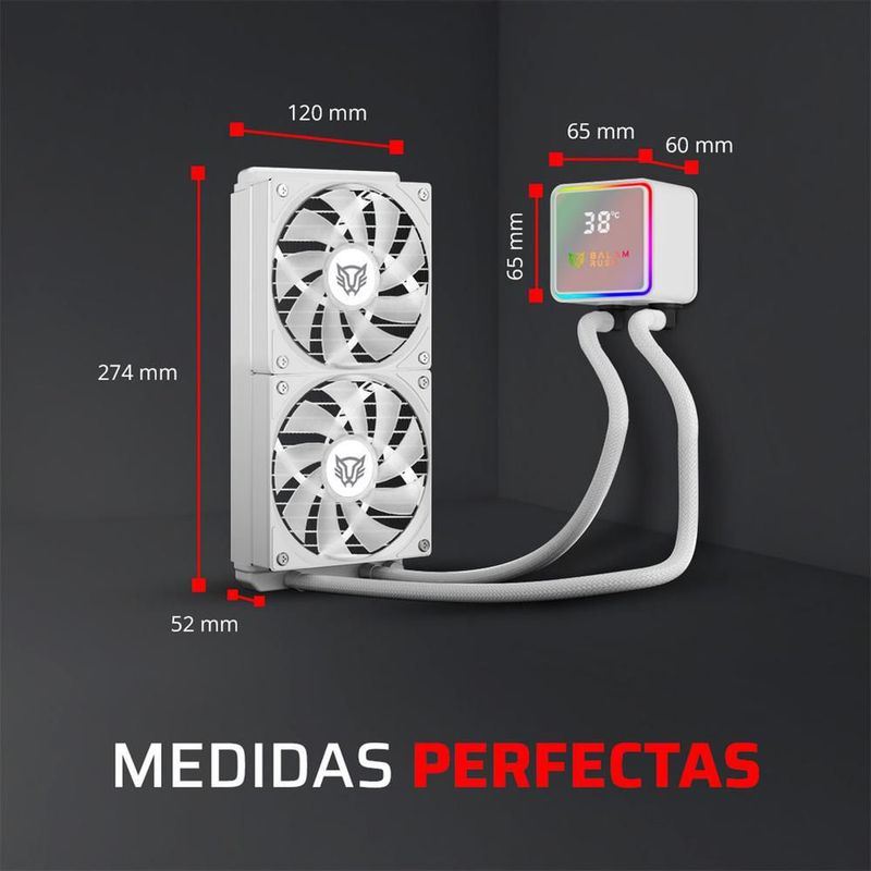 Enfriamiento liquido br cryo prism 240 lga1851 am5 br-944052
