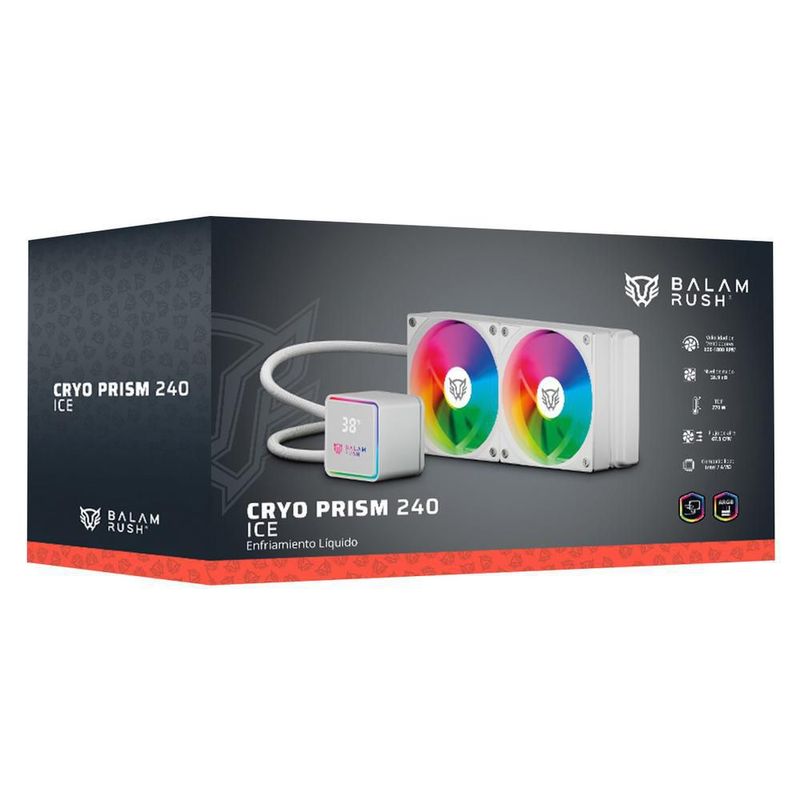 Enfriamiento liquido br cryo prism 240 lga1851 am5 br-944052