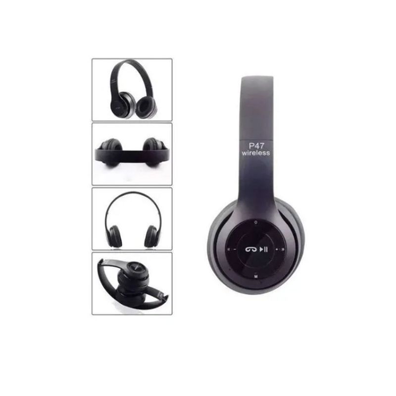 Audifonos Inalámbricos Bt P47 Rojos