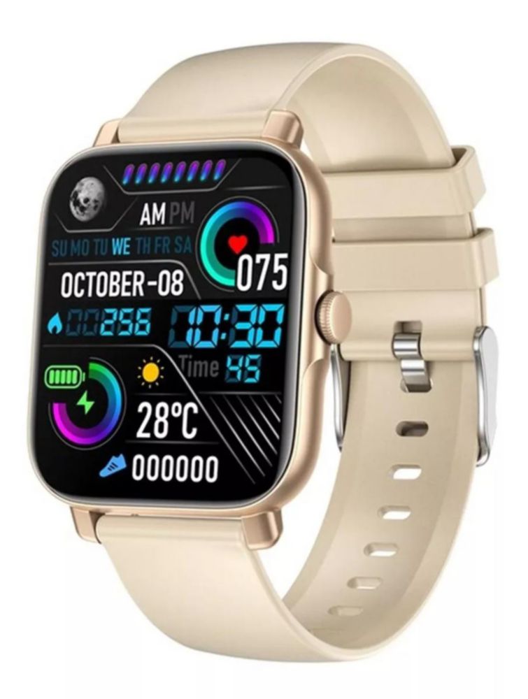 Reloj Inteligente Smartwatch Gt30 Notificaciones Dorado