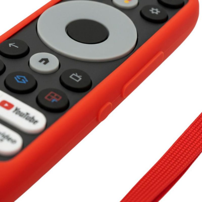 Funda de Silicona Para Control Tcl ANDROID TV 4K UHD Rojo