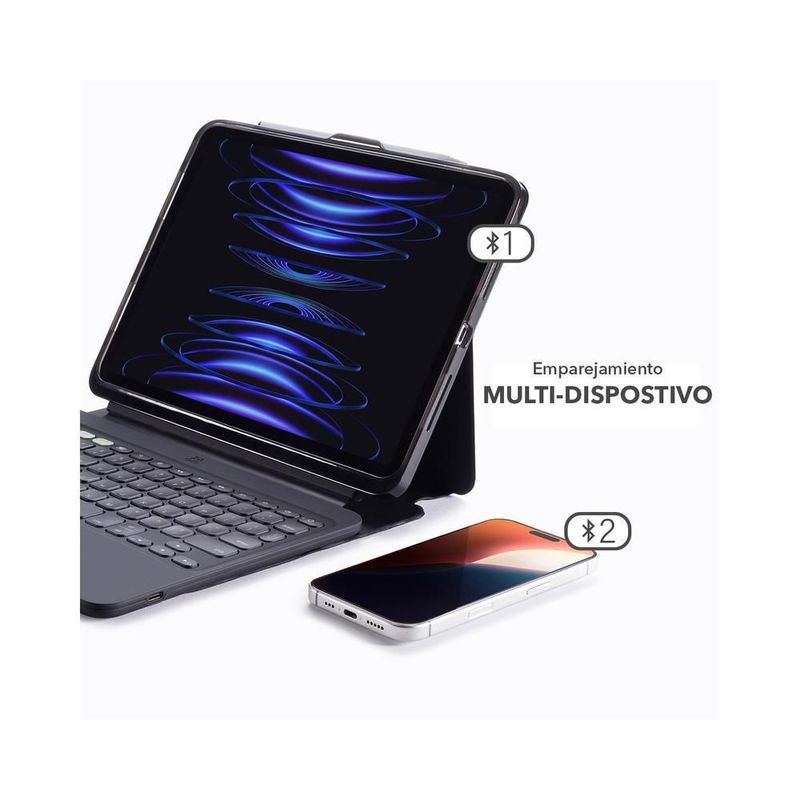 Teclado zagg pro keys 2 ipad air 11 y 10.9 gen 4 y 5