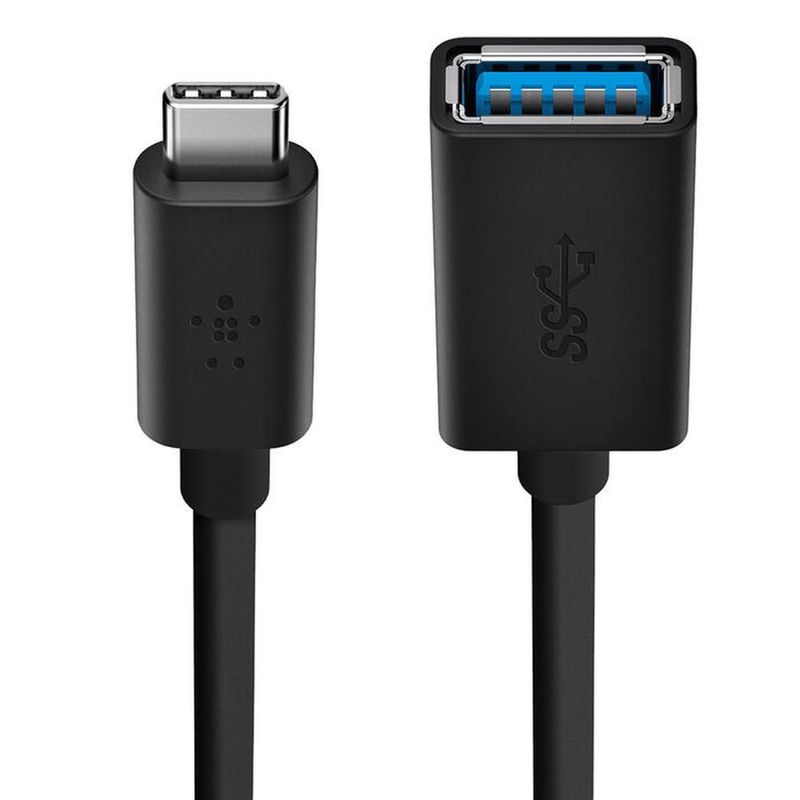 Adaptador 3.0 de usb - c a usb - a color negro - belkin