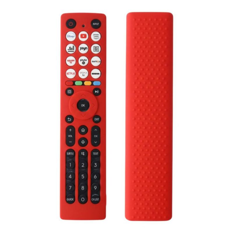 Funda de Silicona para control remoto Hisense Tv Rojo