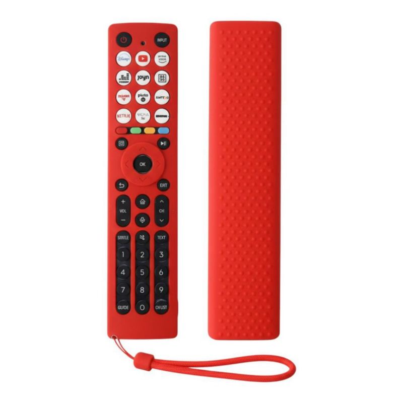 Funda de Silicona para control remoto Hisense Tv Rojo