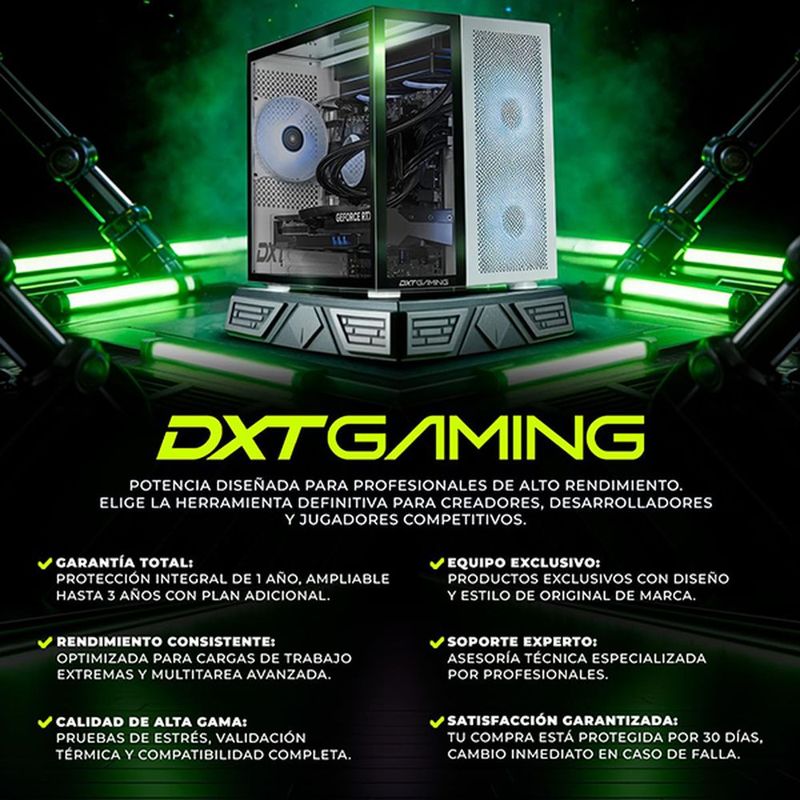 Pc gamer dxt rtx 5050 ultra 5 16gb ddr5 ssd 1tb monitor 27