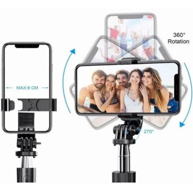 Bluetooth Selfie Stick Para Ios / Android Con Trípode