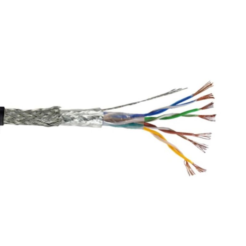 Cable Utp Cat 6 Exterior 10 Metros Red Rj45 Alta Velocidad Negro