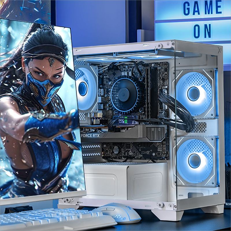 Xtreme pc gaming rtx 5050 core i5 16gb ssd 1tb wifi bt white