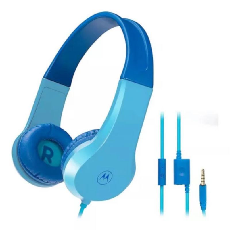 Motorola Sound Moto JR200 - Auriculares para niños con micrófono