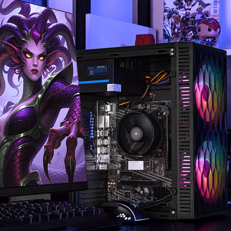 Xtreme pc gaming radeon vega 11 ryzen 5 16gb ssd 1tb black