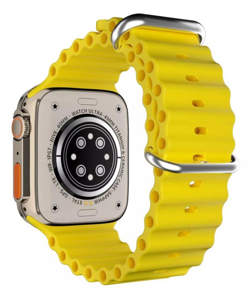 Reloj Inteligente Smartwatch I9 Ultra Max AMARILLO