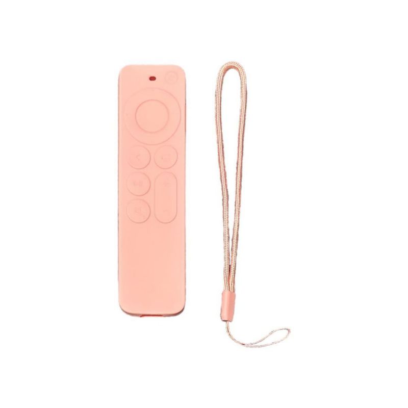 Funda cobertura total Para Apple TV Siri Remote 4k Rosa
