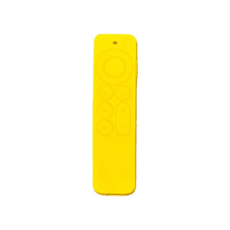 Funda cobertura total Para Apple TV Siri Remote 4k Amarillo