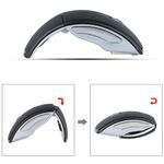 Mouse Inalámbrico Plegable Diseño Arco, Portátil, 2.4 GHz y Receptor USB Nano, 5 Meses de Batería