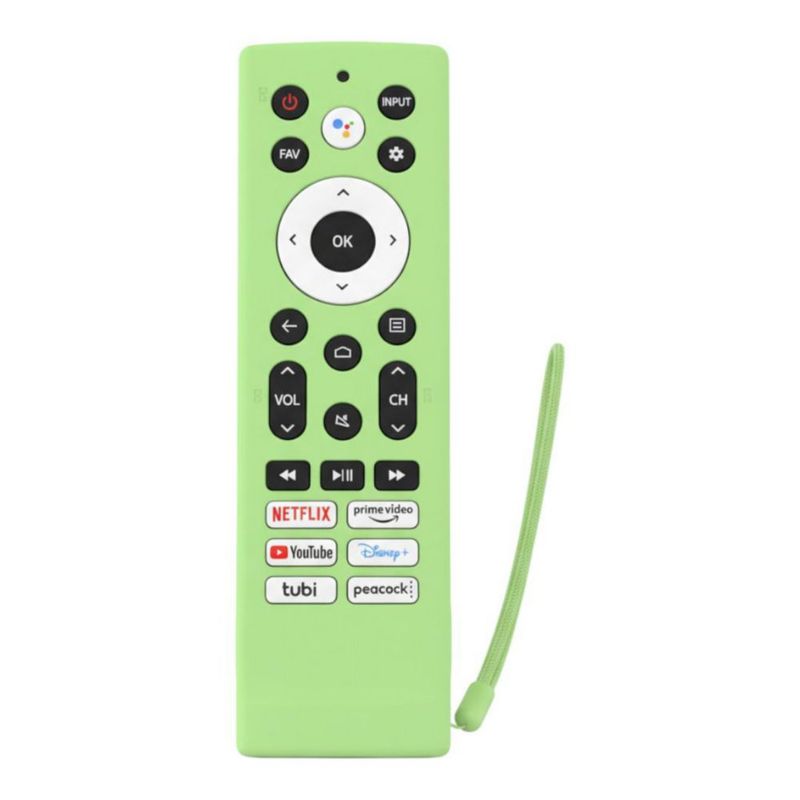 Funda Para Control Hisense Google Smart Tv Erf3n90h Verde