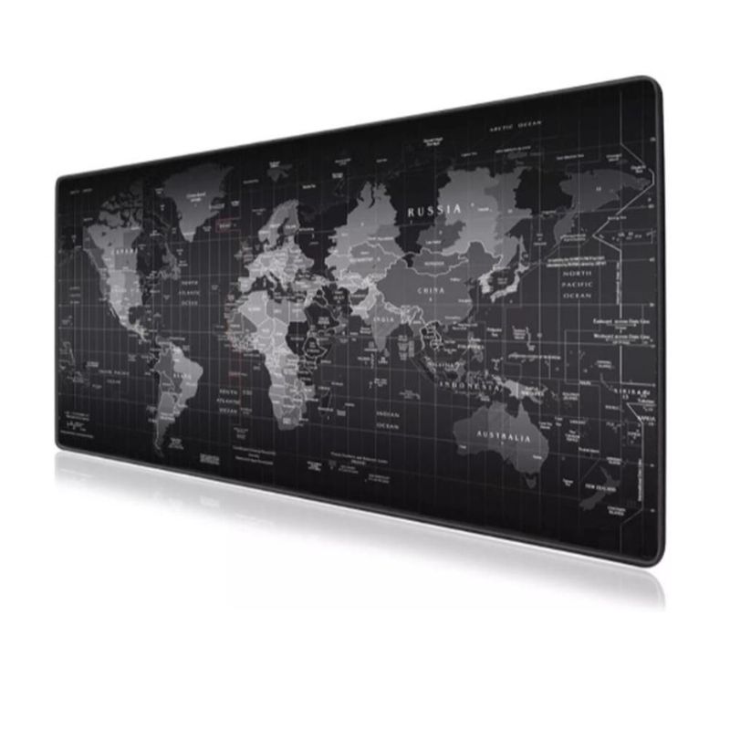 Alfombrilla Grande Gaming - Diseño De Mapa Del Mundo
