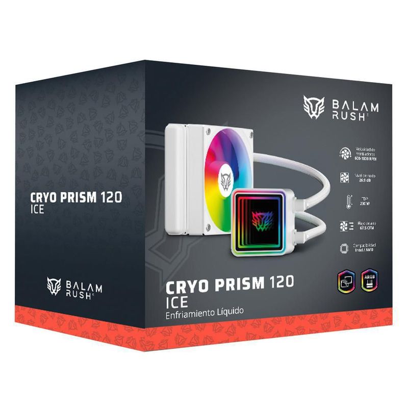 Enfriamiento liquido br cryo prism 120 lga1851 am5 br-944038