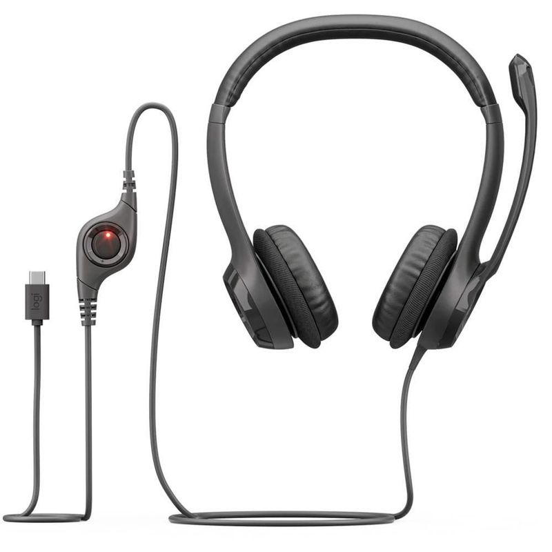 Audifonos logitech h390 usb-c microfono bidireccional