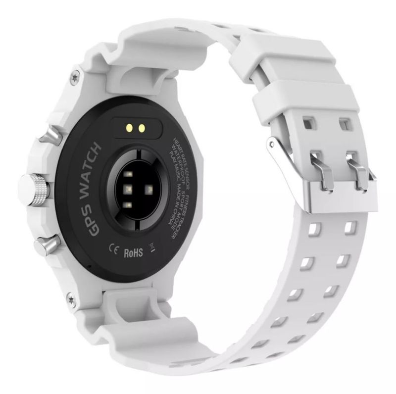 Reloj Caballero Smartwatch G01 Gps Glonass Bds Hd BLANCO