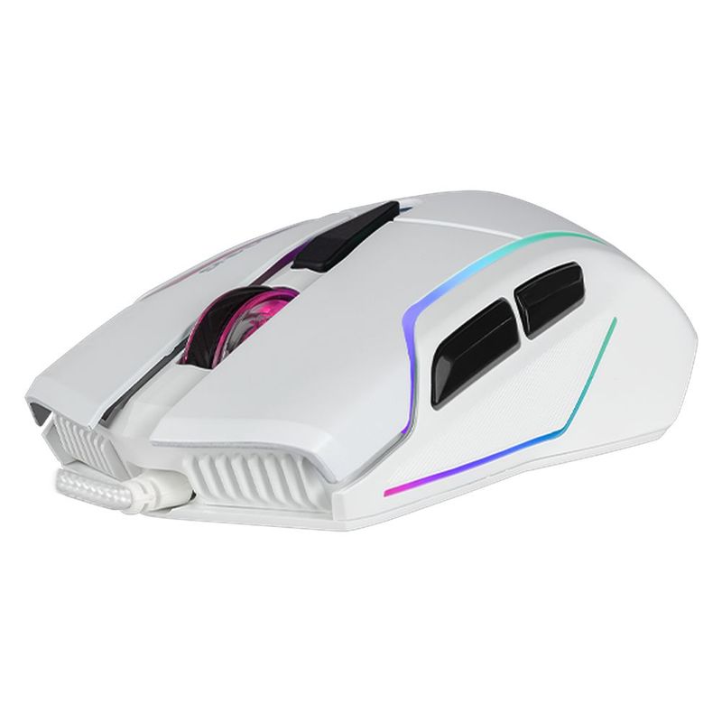Mouse dxt gaming grip rgb 6 botones 7200 dpi alambrico usb