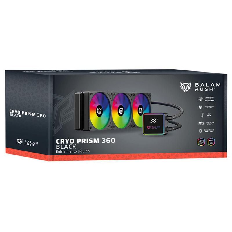 Enfriamiento liquido br cryo prism 360 lga1851 am5 br-944069