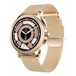 Reloj Para Dama Smartwatch Lw105 Deluxe DORADO