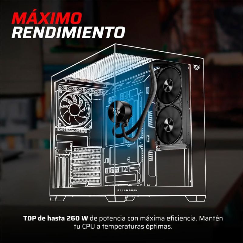 Enfriamiento liquido balam rush 240mm lga1851 am5 br-944090