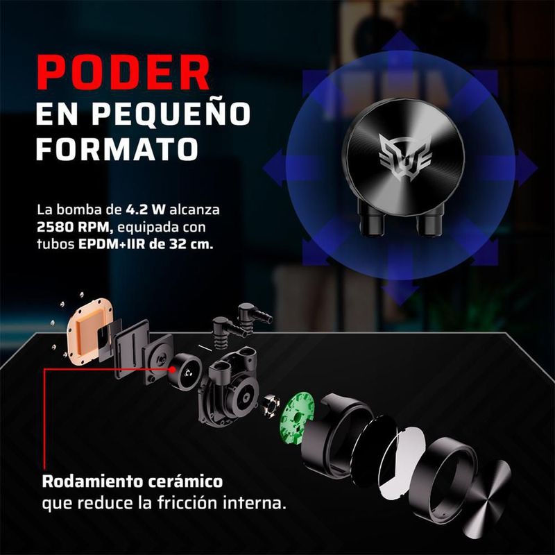 Enfriamiento liquido balam rush 240mm lga1851 am5 br-944090
