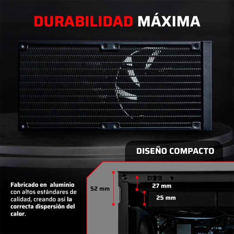 Enfriamiento liquido balam rush 240mm lga1851 am5 br-944090