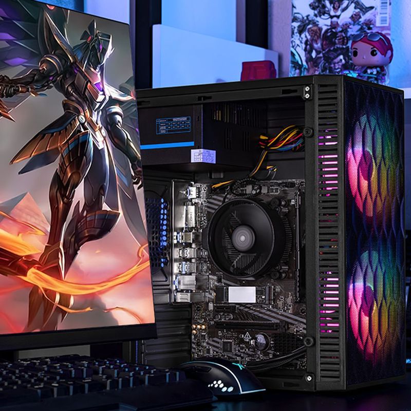 Xtreme pc vega 11 ryzen 5 16gb ssd 1tb monitor 23.8 wifi bk
