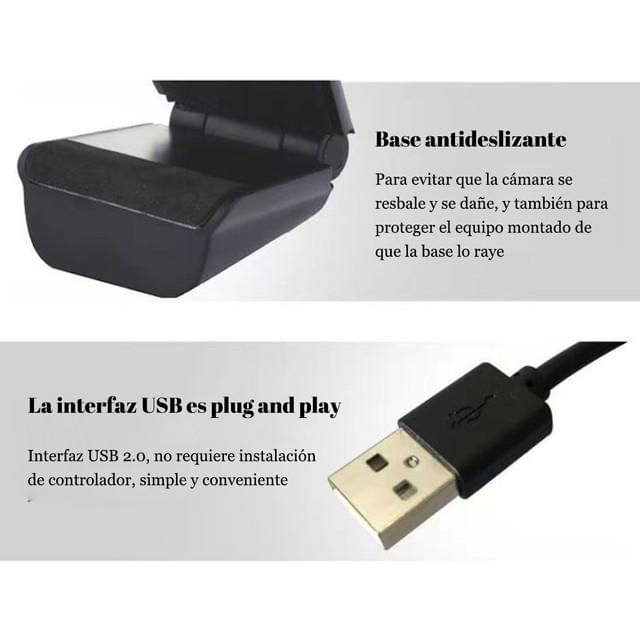Cámara USB, 1080P HD, cámara para transmisión en vivo, cámara para videoconferencias.HOGAWAY