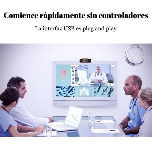 Cámara USB, 1080P HD, cámara para transmisión en vivo, cámara para videoconferencias.HOGAWAY