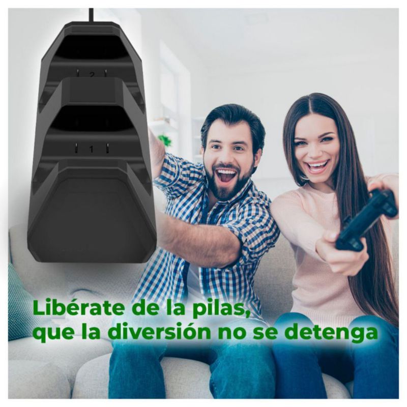 Base Cargadora Compatible Para Controles Xbox