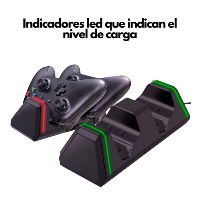 Base Cargadora Compatible Para Controles Xbox