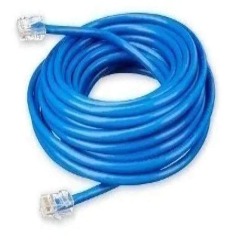Cable Utp Cat 6 Interior 10 Metros Red Rj45 Alta Velocidad Azul