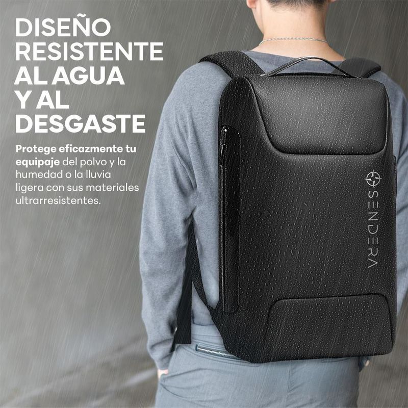 Mochila para Laptop 17.5” Antirrobo Impermeable para Viaje