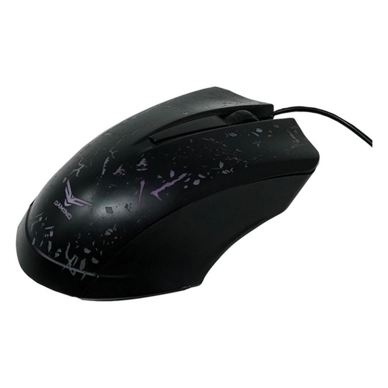 Kit gamer 2 en 1 naceb na-633 teclado y mouse sensor optico 3 botones alámbrico