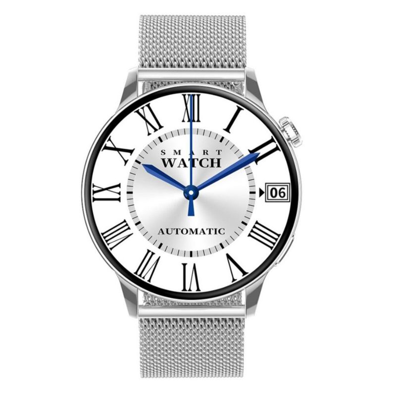Smartwatch Reloj Metal Hd1 De Lujo PLATA